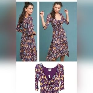 Maeve Anthropologie Beloved Floral Dress